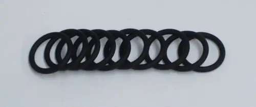 Schwarze O-Ringe in mehreren Lagen angeordnet, geeignet für verschiedene Anwendungen, einschließlich für Daikin-Produkte.